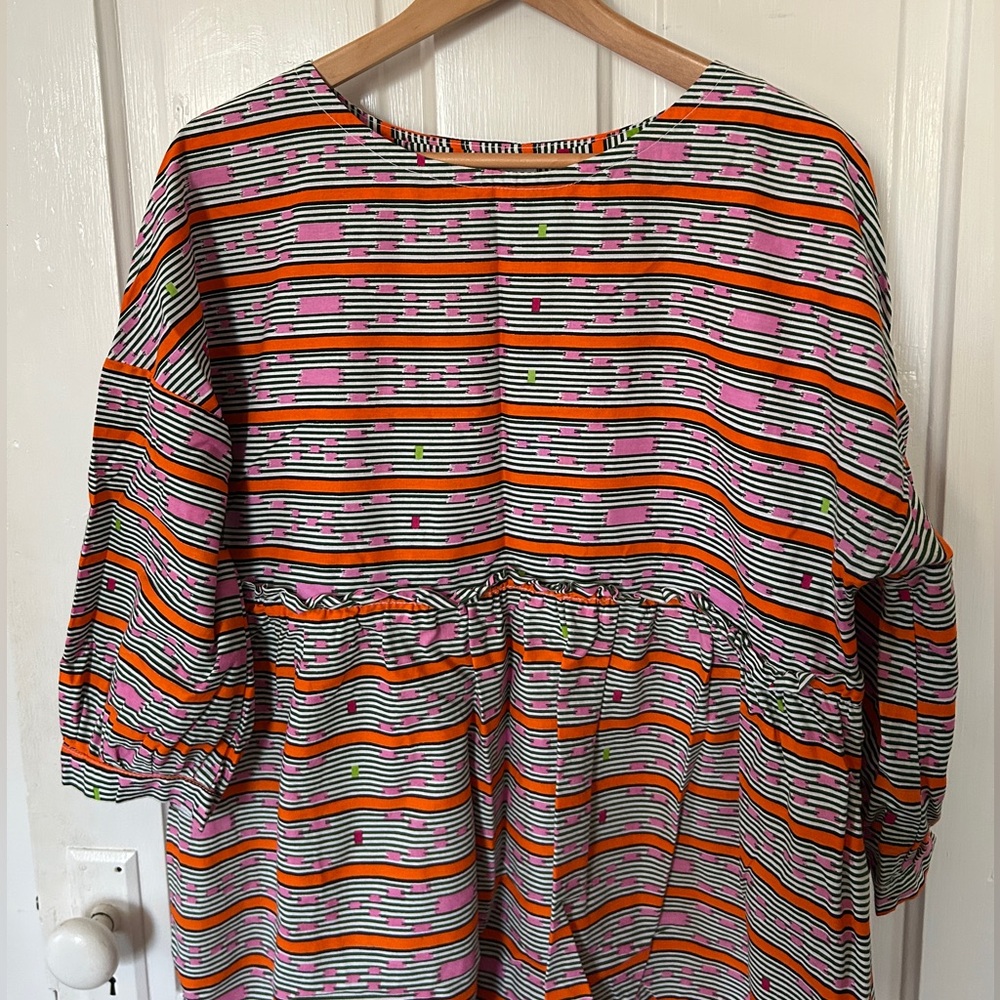 Yevu Clothing Smock Dress in Cyber
